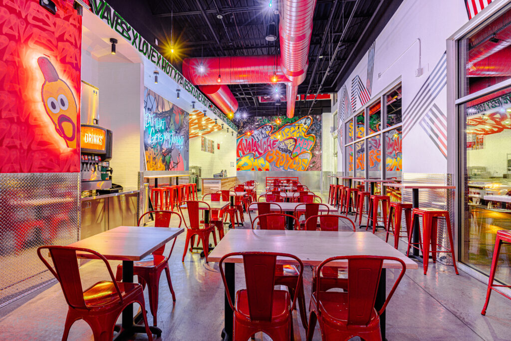 Interior image of Dave's Hot Chicken in Westminster, CO